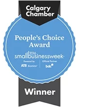 Calgary Chamber Small Business Week 2016 — People's Choice Award winner