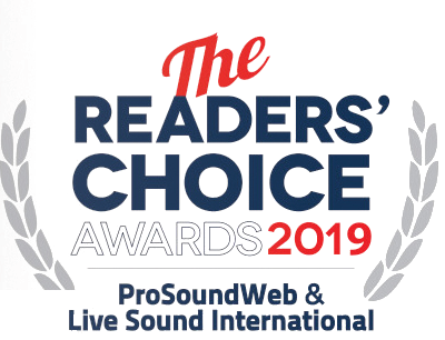 ProSoundWeb & Live Sound International Readers' Choice Awards 2019 winner