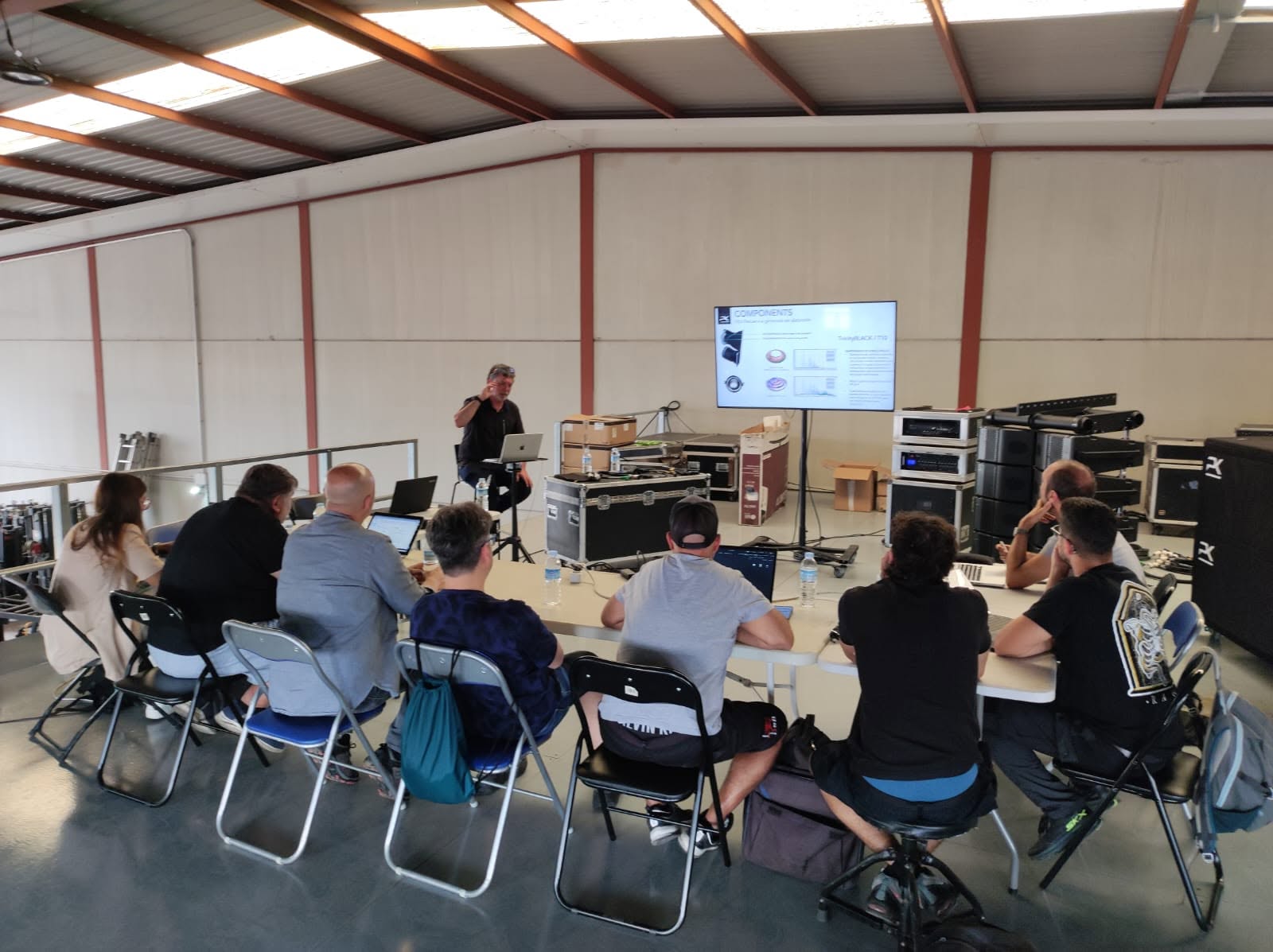PK Sound Trinity and T10 certification session in progress