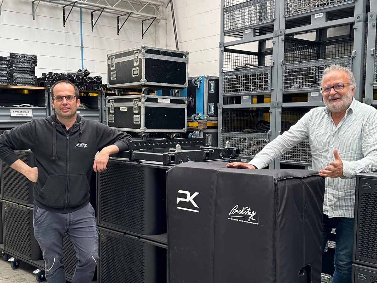 Backstage Italy Leverages PK Sound Robotic Technology for Broadcast